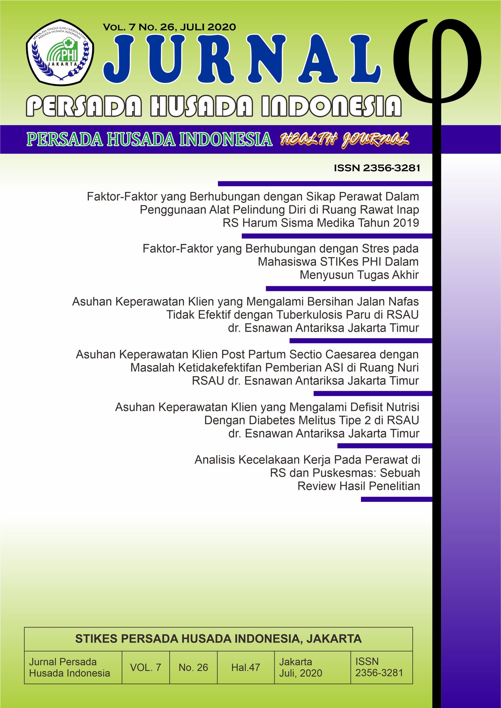 Jurnal Persada Husada Indonesia